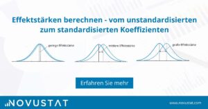 Effektstärke berechnen - vom unstandardisierten zum Beta Koeffizient