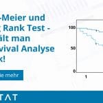 Kaplan-Meier und der log rank Test - So behält man die Survival Analysis im Blick!