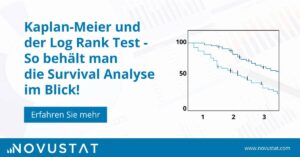 Kaplan-Meier und der log rank Test - So behält man die Survival Analysis im Blick!