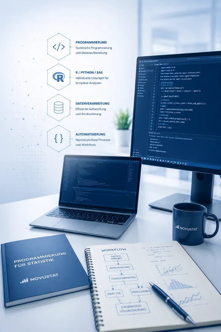 Statistische Programmierung mit R, Python, SAS und automatisierter Datenverarbeitung