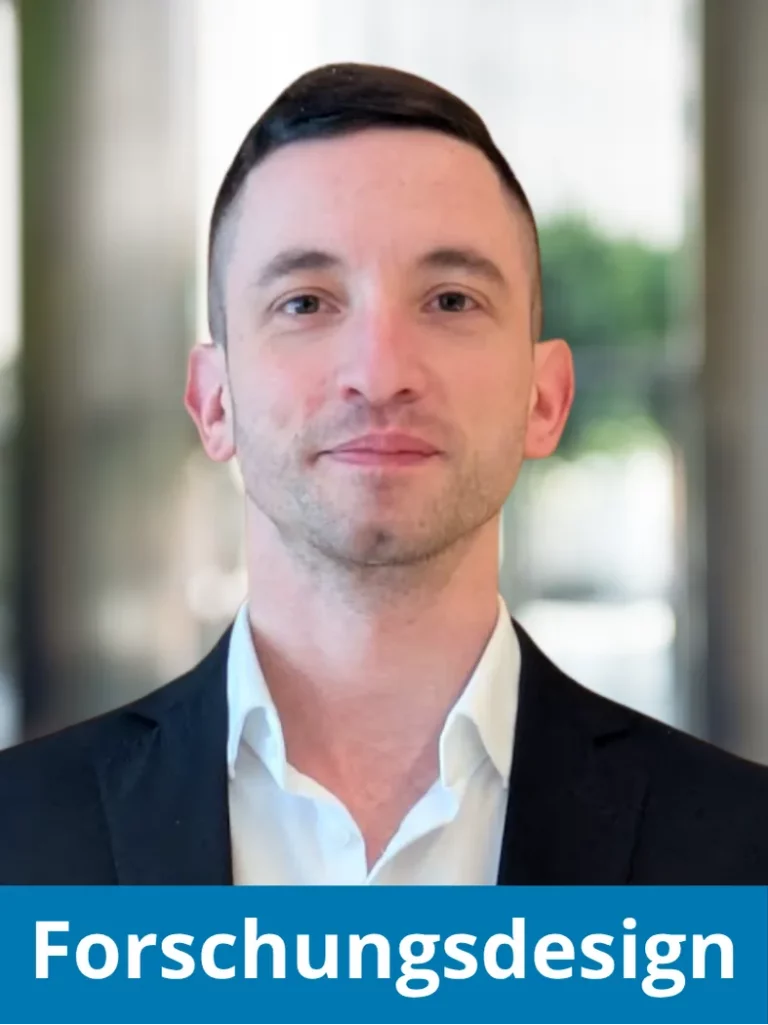 Porträt von Dr. Lucas Scheliga, Experte für experimentelles Forschungsdesign und statistische Analysen bei NOVUSTAT.